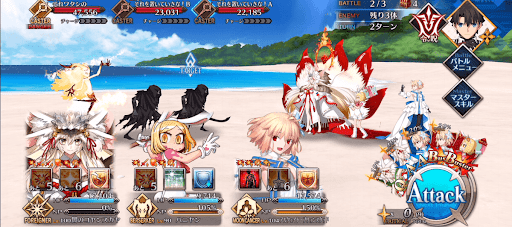 fgo-世界旅行！灼熱の常夏ビーチ！_バトル2
