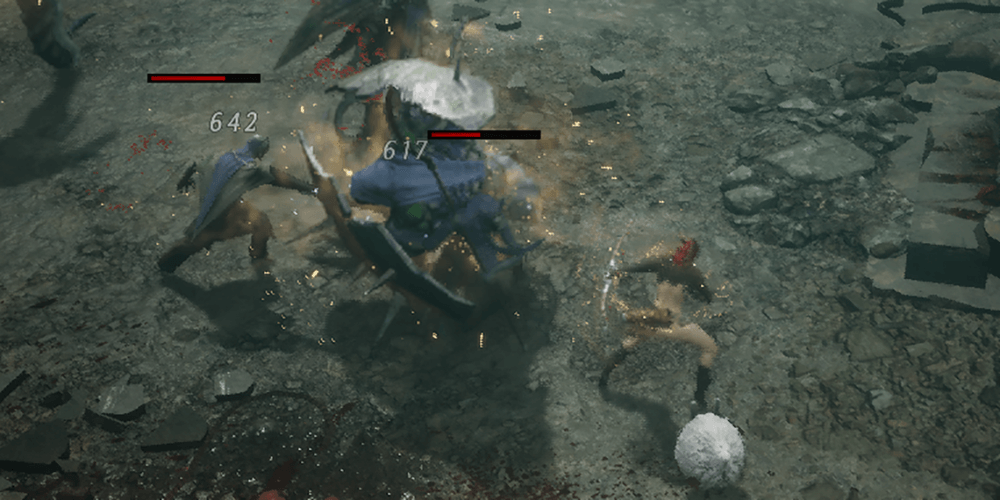 ダークディセンバー_モンスターを倒す