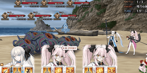 fgo-怪異退治 神奈川湊 異邦からの来訪者_バトル1