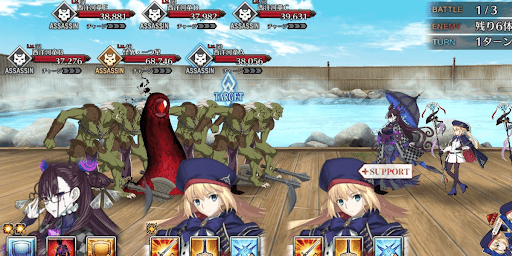 fgo-隈乃温泉十怪談その零百怪夜行決起会_バトル1