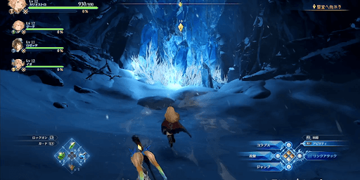 氷の壁は攻撃して開通させよう