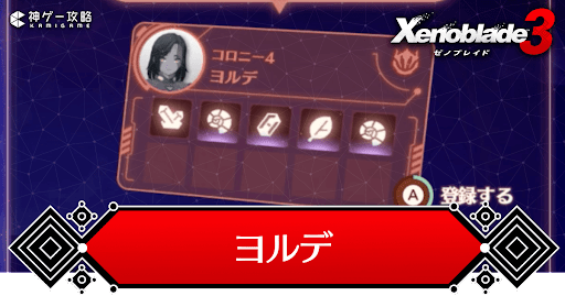 ヨルデのコレペディア