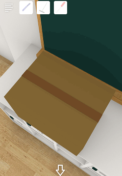 Schoolしょんぼりチャーリーと不思議な教室_墨汁