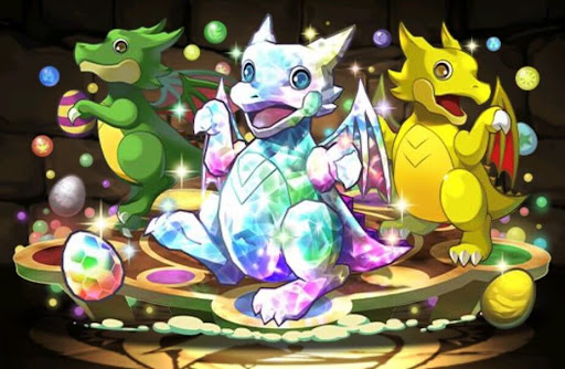 ダイヤ＆ゴールド＆グリーンガチャドラ