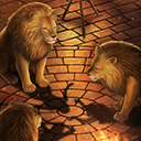 三頭の獅子三つ影の娘達