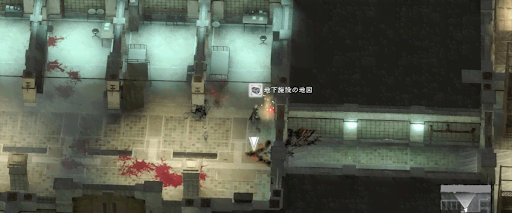 ニーアレプリカント_序盤のフロアで地図を入手する