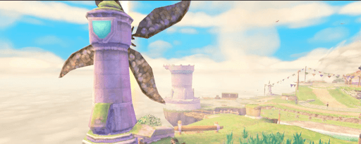 ゼルダSWS_スカイロフトへ戻り風車を動かそう