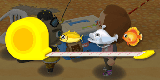 大会の魚を渡す