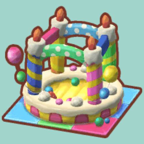 ケーキのボールプール