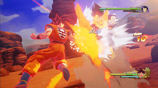 悟空vsベジータ