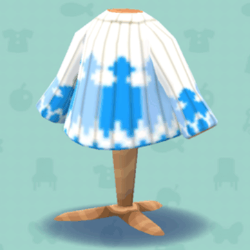 すずしげなニット