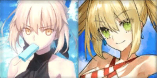 水着ネロ＆メイドオルタ