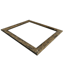 巨大なアドベのハッチ枠