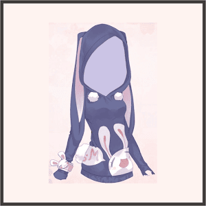 バニーパーカー（紫）