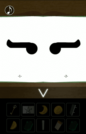 月の見える城からの脱出_ベランダの上