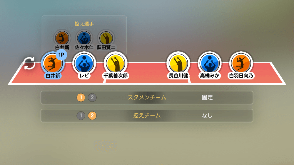 ザ・スパイク・クロス_試合は3対3で行われる