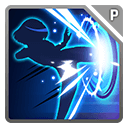 強烈なケンドウ・アサネ流キック!