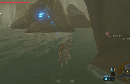 ゼルダBotW_岩を壊す手順07