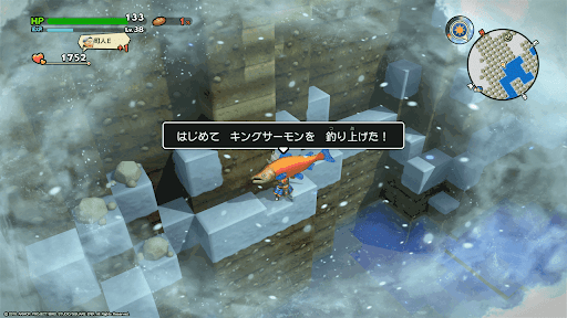 ビルダーズ2：キングサーモンの釣り場