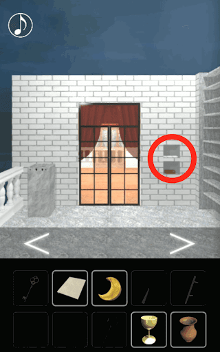 月の見える城からの脱出_半月の石入手まで