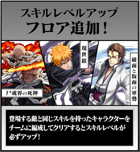 スキルレベルアップフロア