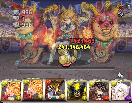 土曜闘技場-攻略パーティ