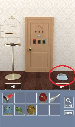 インコ脱出2_電池を懐中電灯に使用