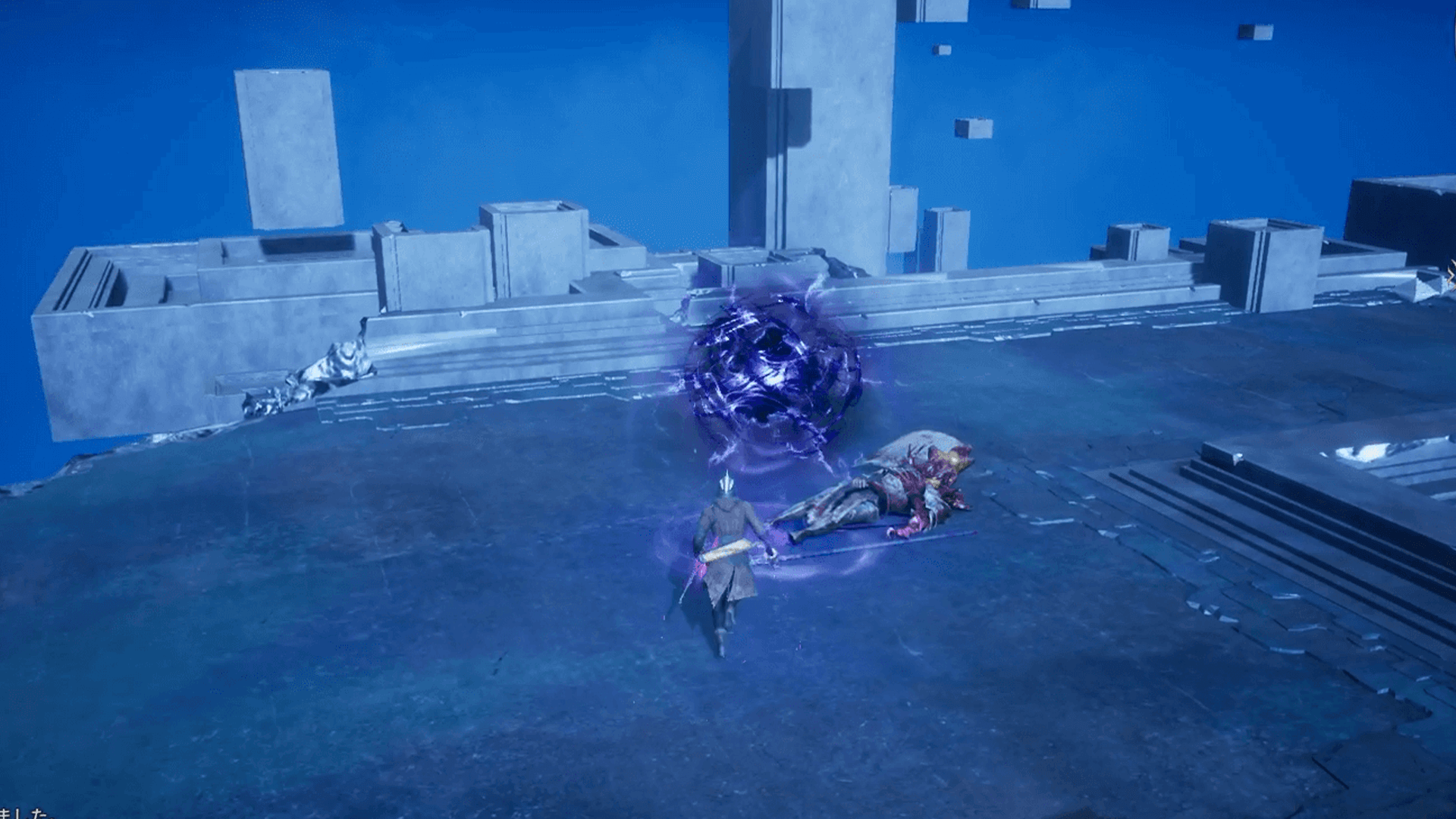 混沌の神域_ボスを倒すと出口が出現