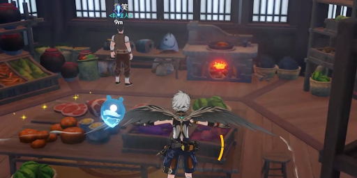 望舒旅館の言笑に話しかける