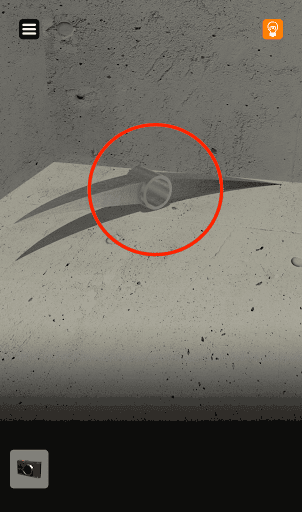 脱出ゲーム非常階段_2階_ピッケルの部品を入手する