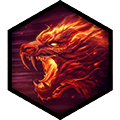 炎の精霊の怒り