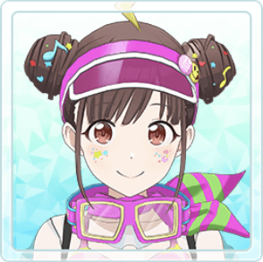 【デコデコクリアスプラッシュ】園田智代子の髪型