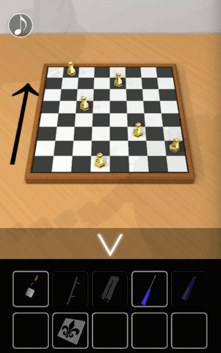 月の見える城からの脱出_電気のスイッチ