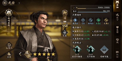 統御4~5の武将も重要