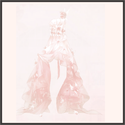 流転の蝶（桃）＜ドレス＞