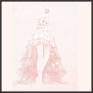 流転の蝶（桃）＜ドレス＞