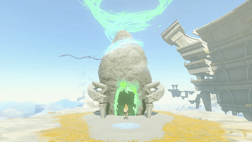 「ウコウホの祠」を解放して入る