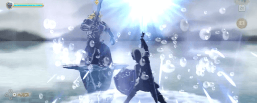 ゼルダSWS_雷をまとわせる