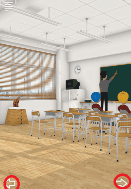 Schoolしょんぼりチャーリーと不思議な教室_タップやスワイプ操作