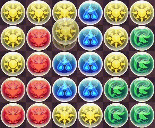 ターンX降臨-盤面例