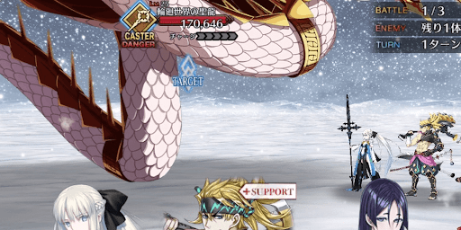 fgo-ルート整備大作戦！フレークダスト級_バトル1