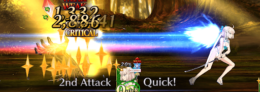 水着沖田　クリティカル