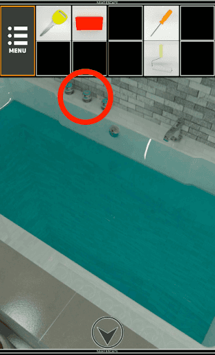 GarageHouse_風呂の左奥を拡大する