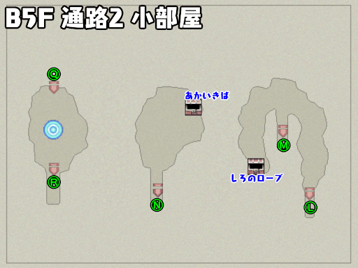 B5F通路2・小部屋