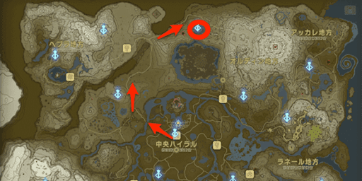 分かれ道は全て右方向に進む