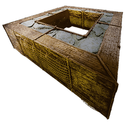 木のオーシャンプラットフォーム