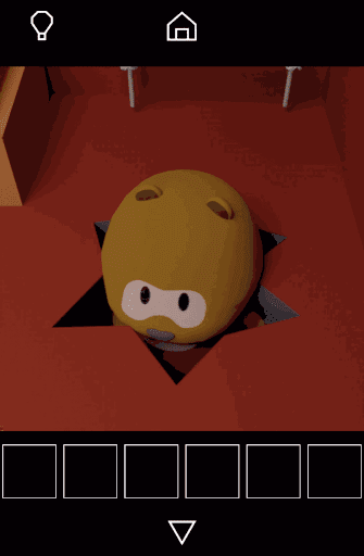 Dango_キツネをタップして汗のマークが右右左右左の順番で出ることを確認する