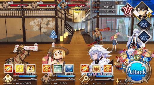 fgo-9人の酔漢_戦闘