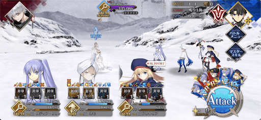 fgo-リコレクションクエスト「アナスタシア戦」1/1-2