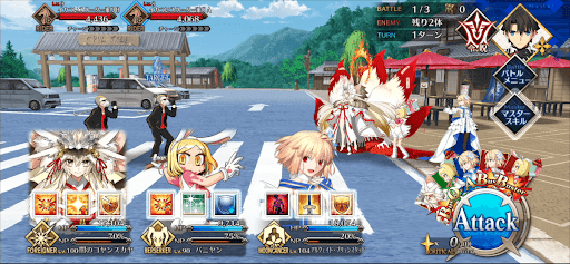 fgo-バイク乗り達のオアシス_バトル1